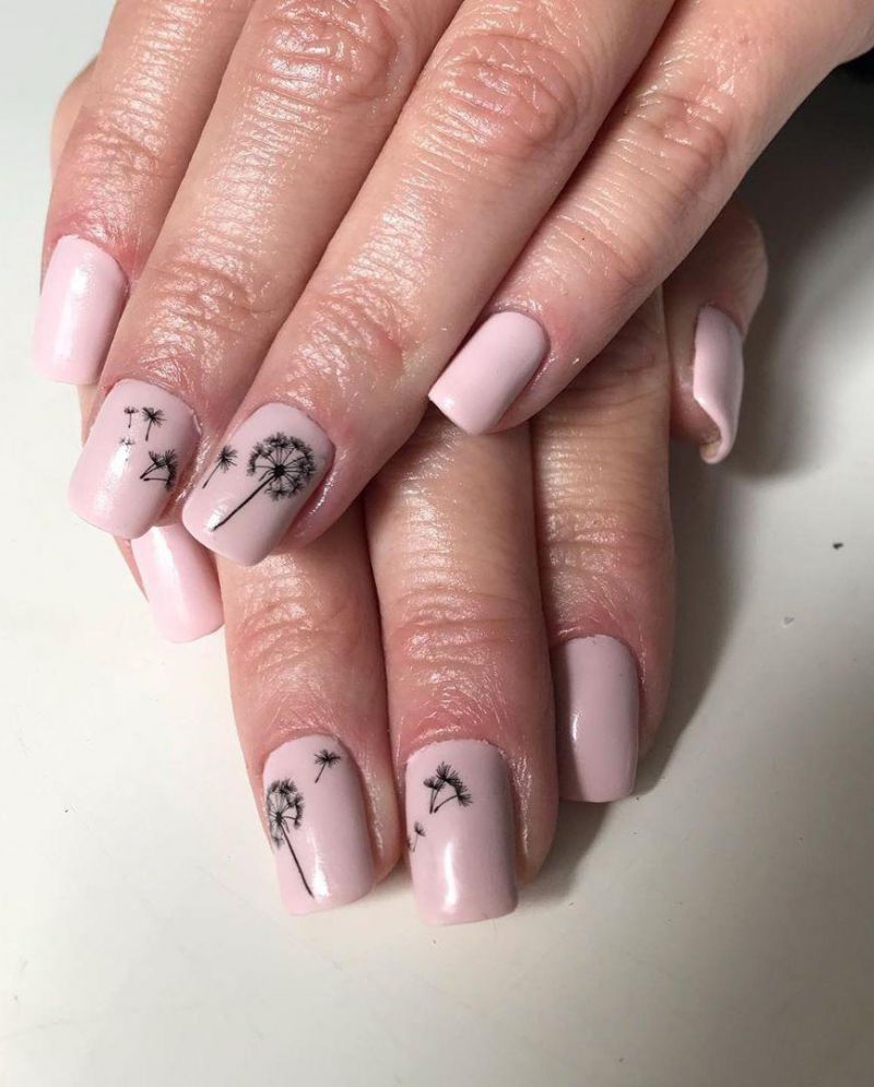 30 Trendy Dandelion Nail Art Designs You Need to Try