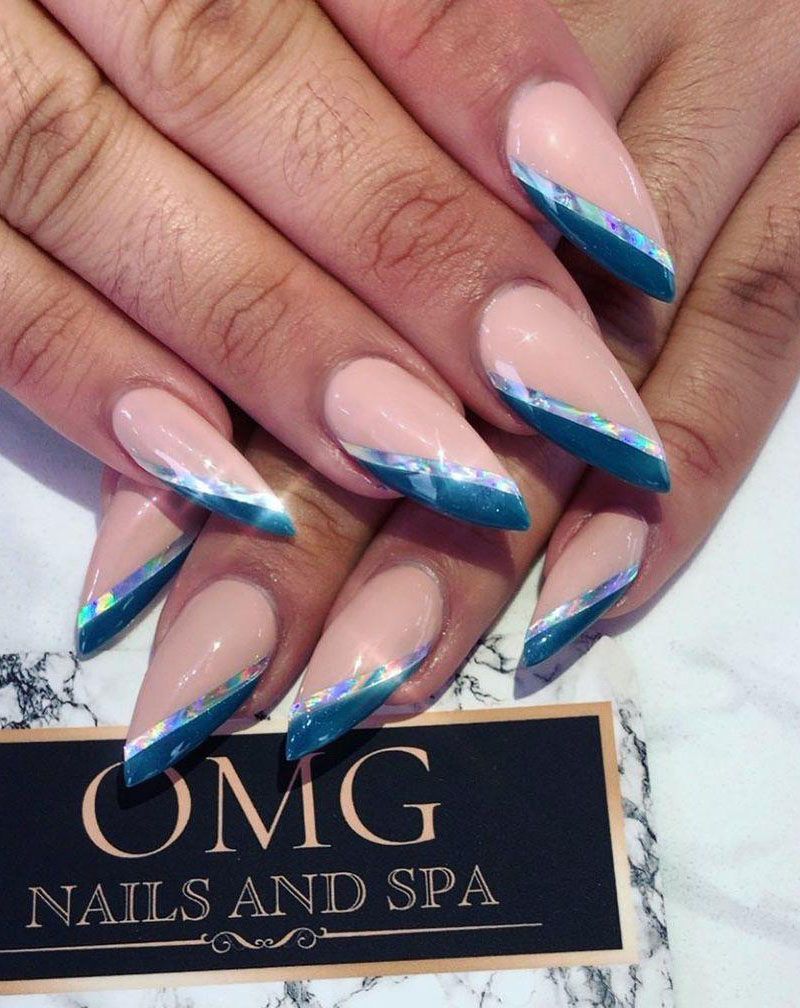 30 Pretty Side Tip Nails You Must Love