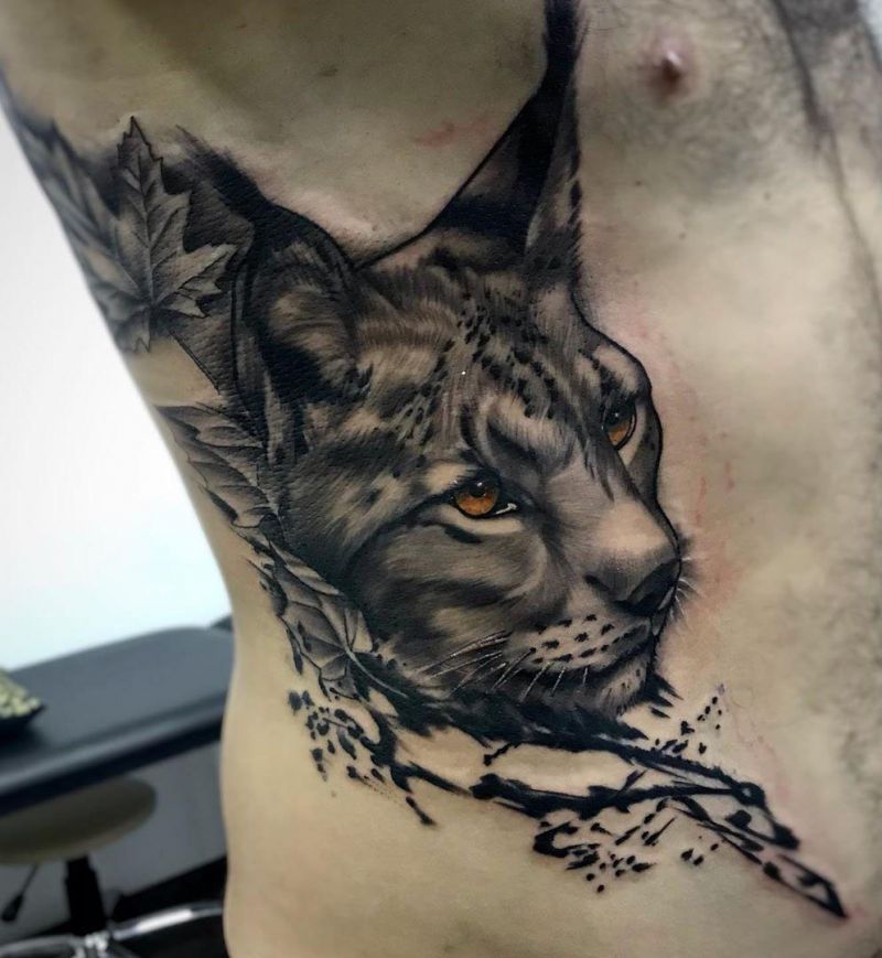 30 Awesome Lynx Tattoos Give You Inspiration