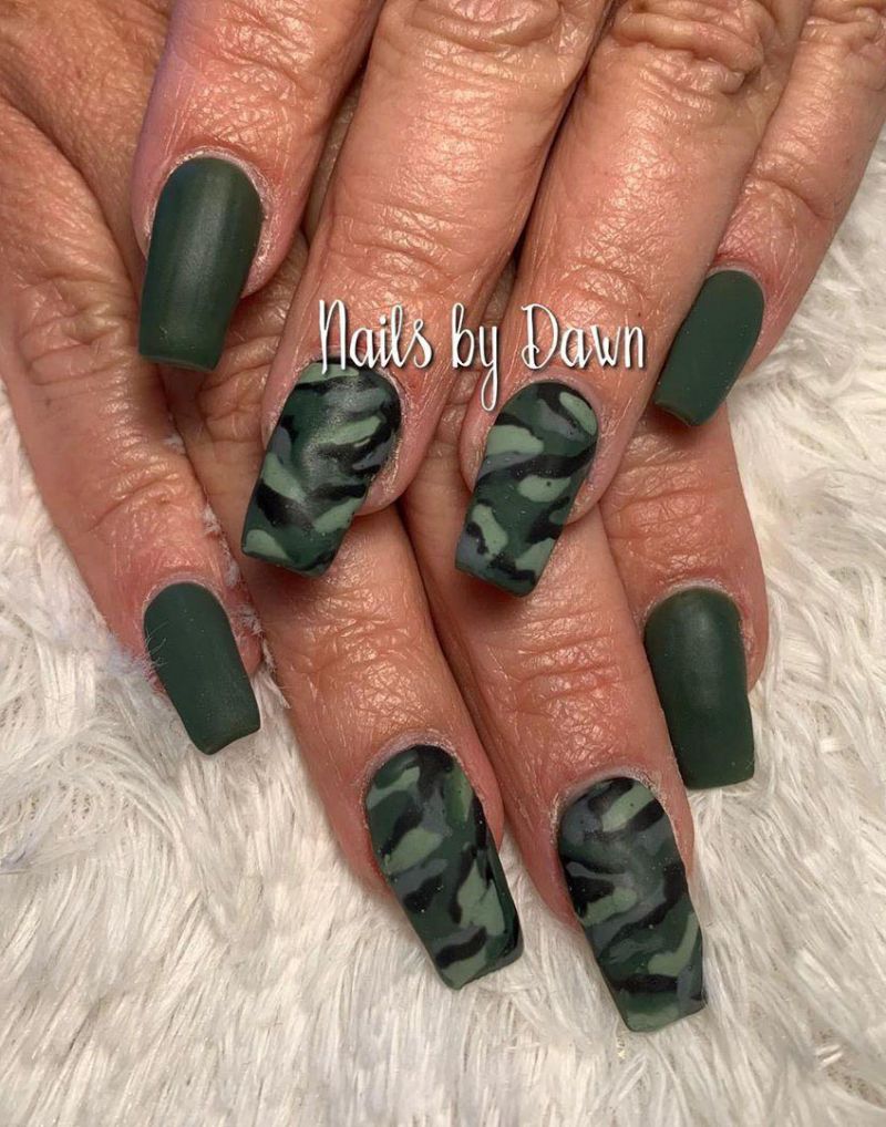30 Trendy Camouflage Nail Art Designs You Can Copy