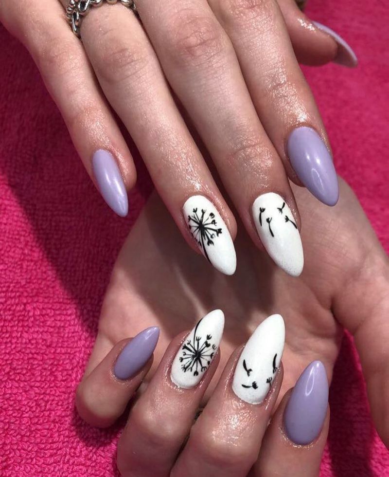 30 Trendy Dandelion Nail Art Designs You Need to Try