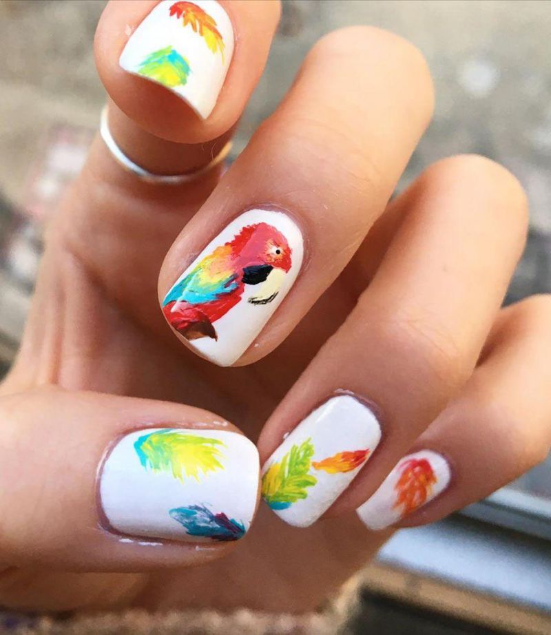 30 Pretty Bird Nail Art Designs You Must Try