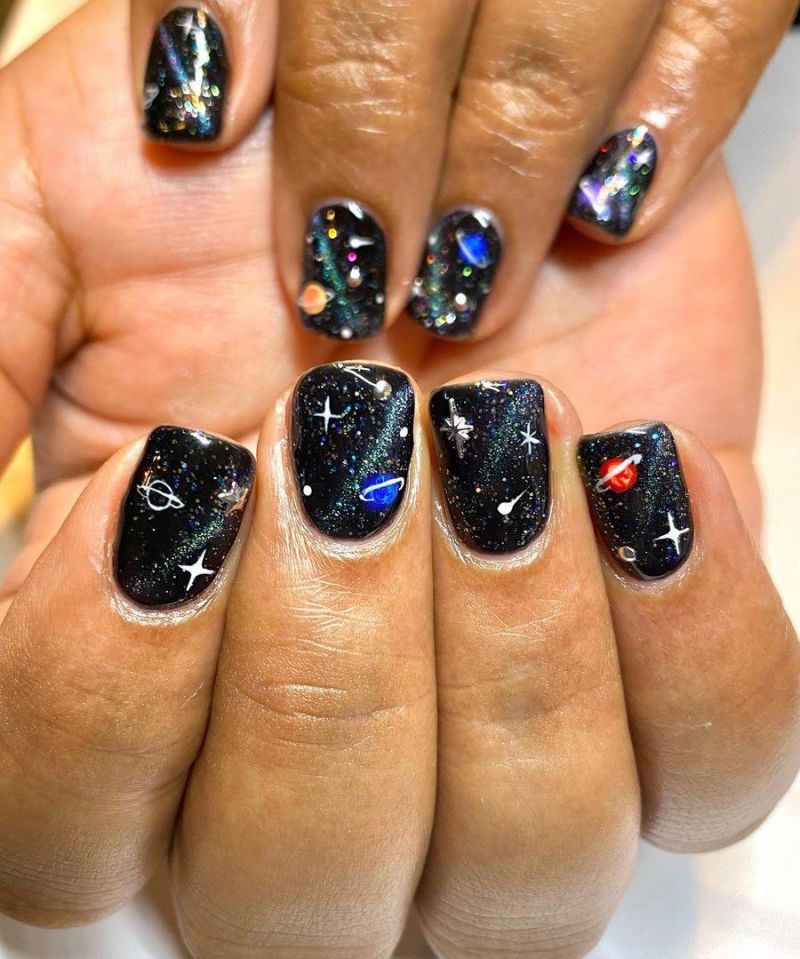 30 Gorgeous Galaxy Nail Art Designs You Must Love