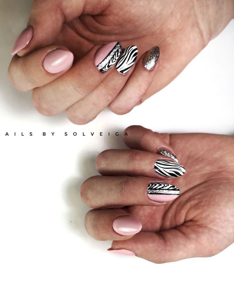 30 Zebra Print Nail Art Designs You Must Love