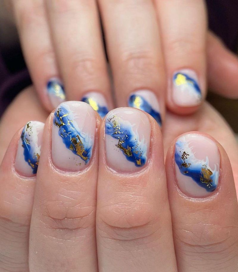 30 Gorgeous Wave Nail Art Designs You Must Try