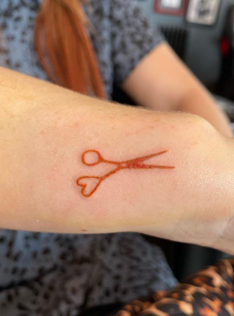 30 Unique Scissor Tattoos You Will Love