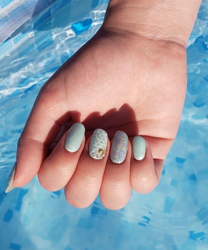 30 Trendy Mermaid Nail Art Designs Just For You