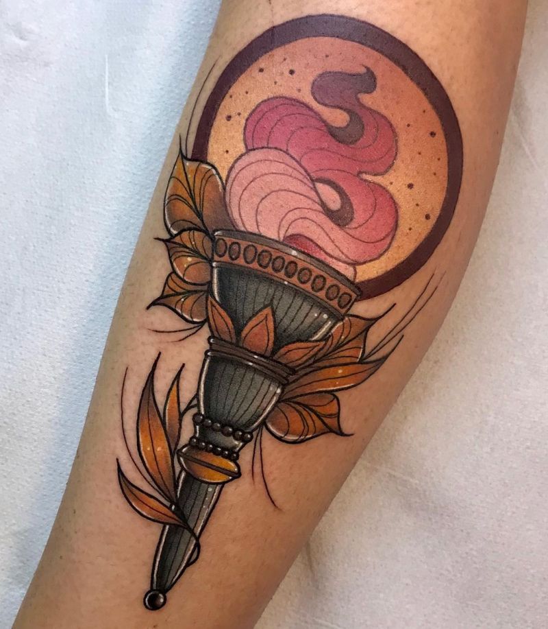 30 Perfect Torch Tattoos You Must Try