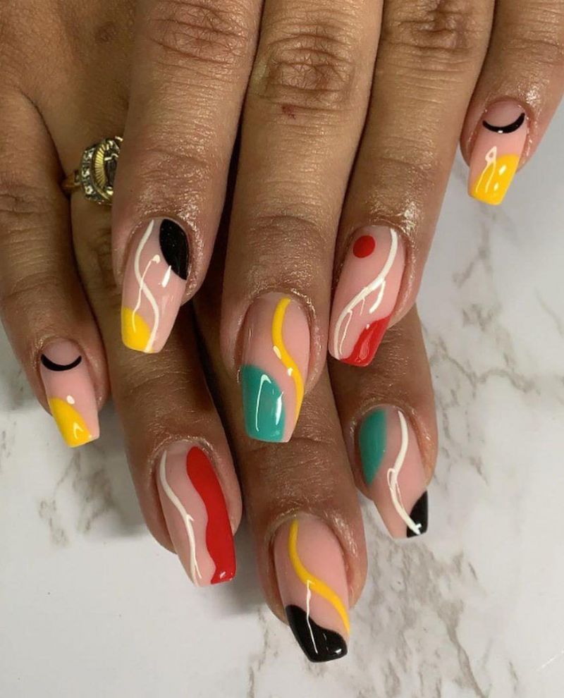 30 Abstract Nail Art Designs You Must Try