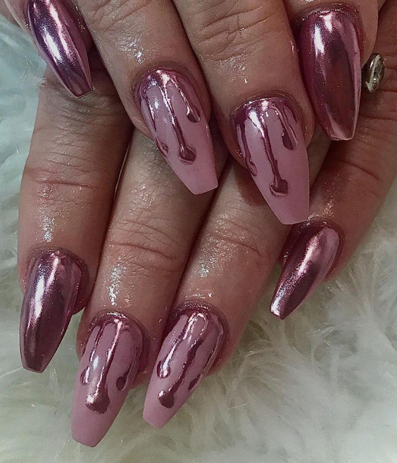 30 Trendy Drip Nail Art Designs to Try Right Now