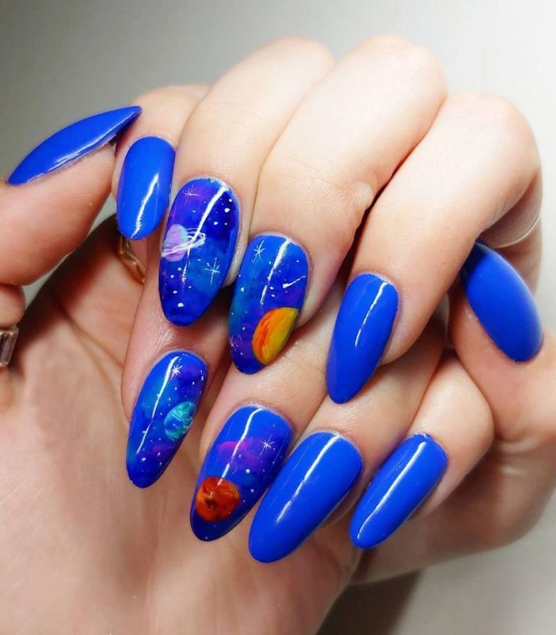 30 Gorgeous Galaxy Nail Art Designs You Must Love