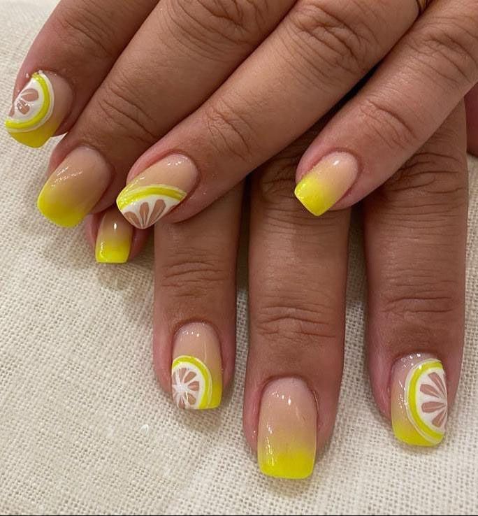 30 Trendy Lemon Nail Art Designs to Inspire You