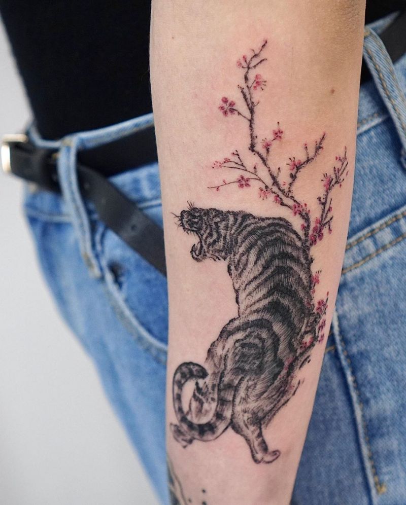 30 Gorgeous Plum Blossom Tattoos Give You Inspiration