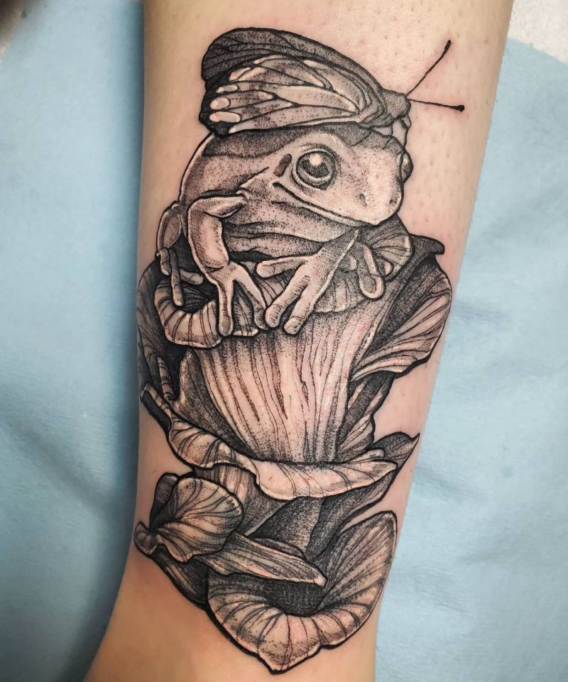 30 Funny Frog Tattoos For Your Next Ink