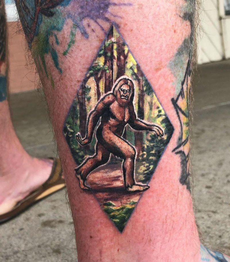 30 Unique Bigfoot Tattoos You Can Copy