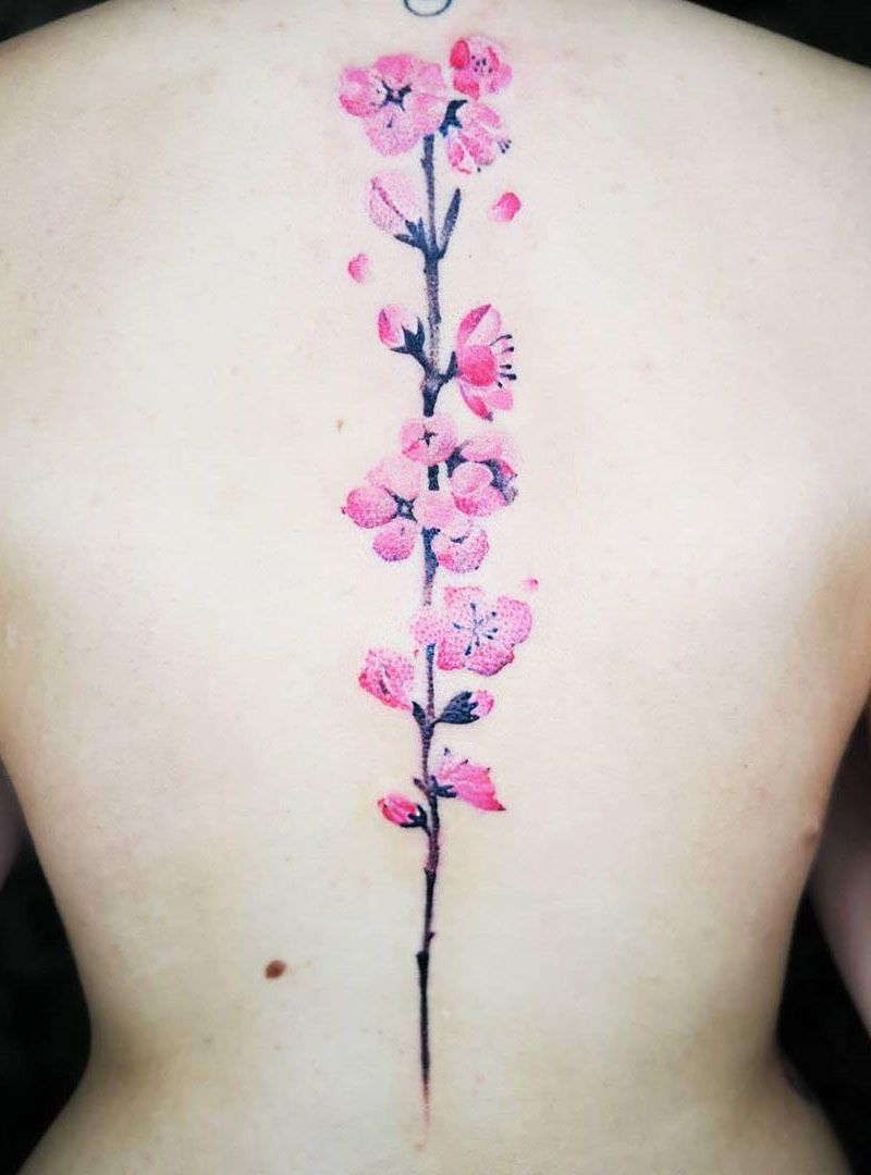 30 Elegant Peach Blossom Tattoos You Need to Copy