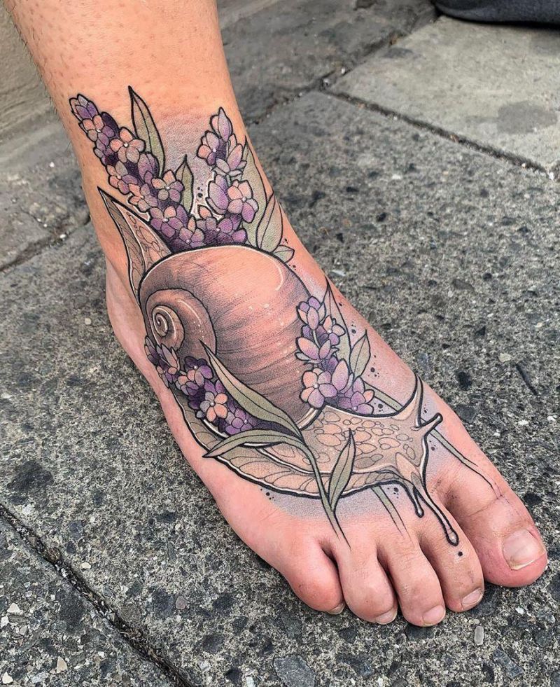 30 Cute Snail Tattoos For Your Next Ink