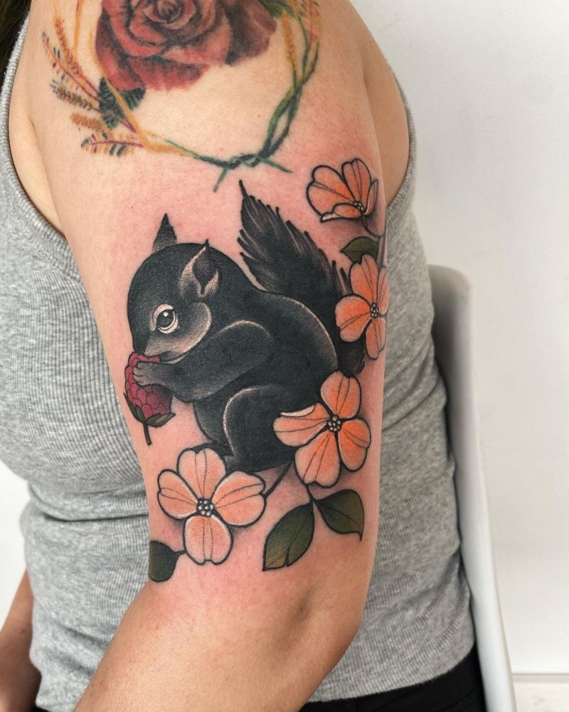 30 Unique Squirrel Tattoos You Can Copy