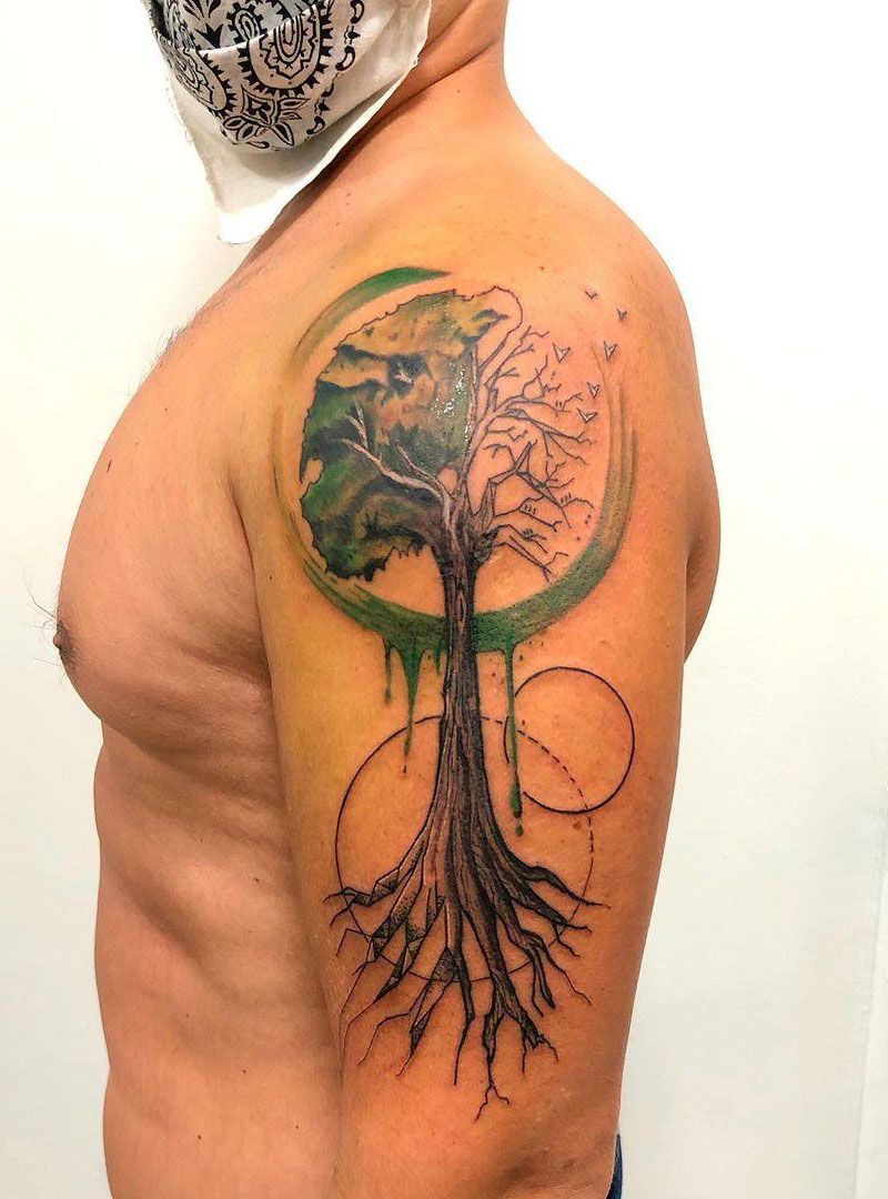 30 Great Family Tree Tattoos You Must Love