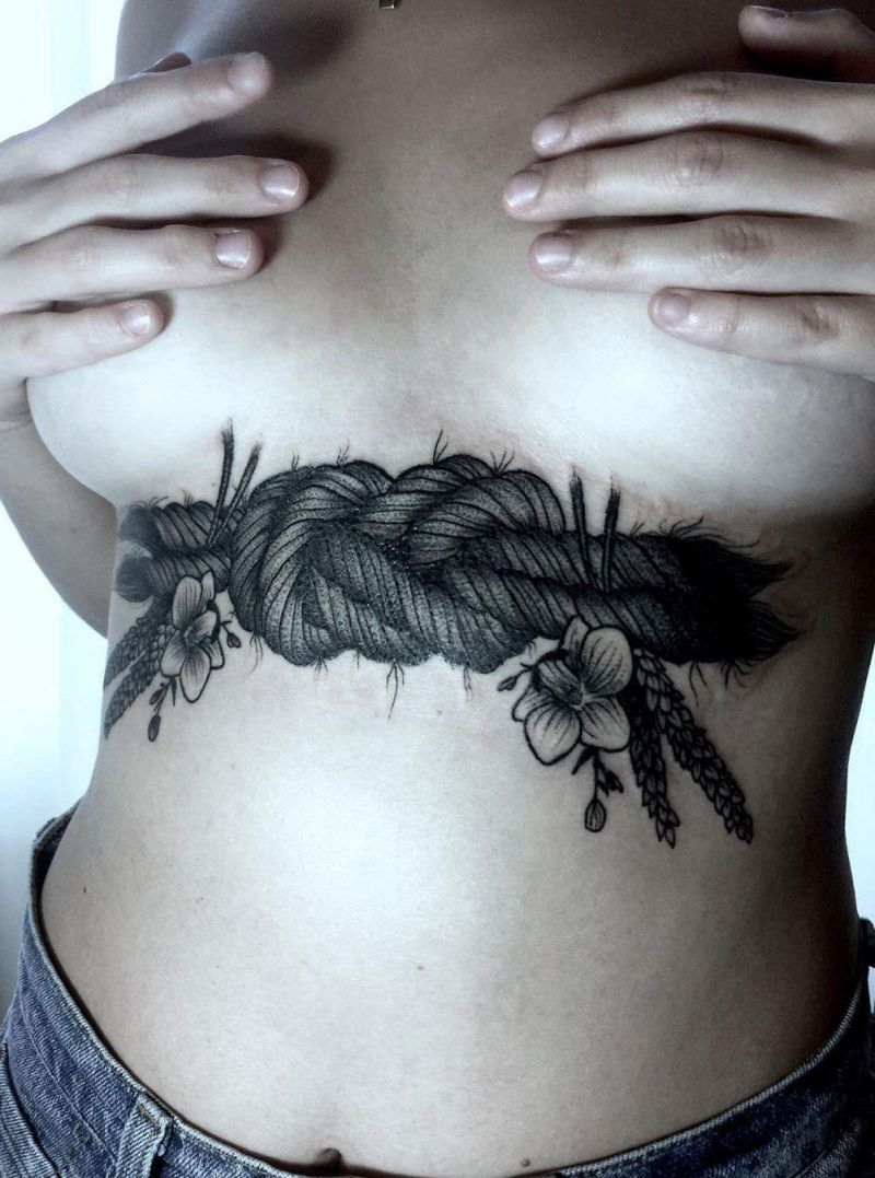 30 Unique Rope Tattoos You Must Love