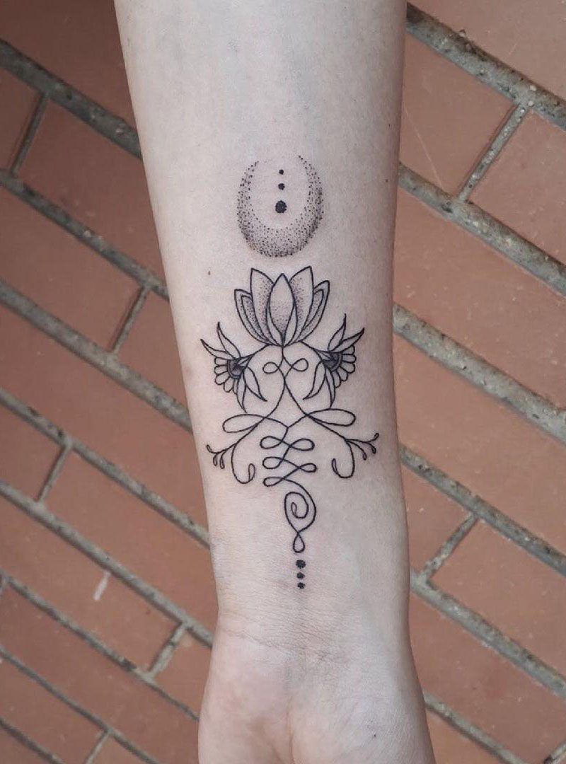 30 Fabulous Unalome Tattoos You Will Fall In Love With