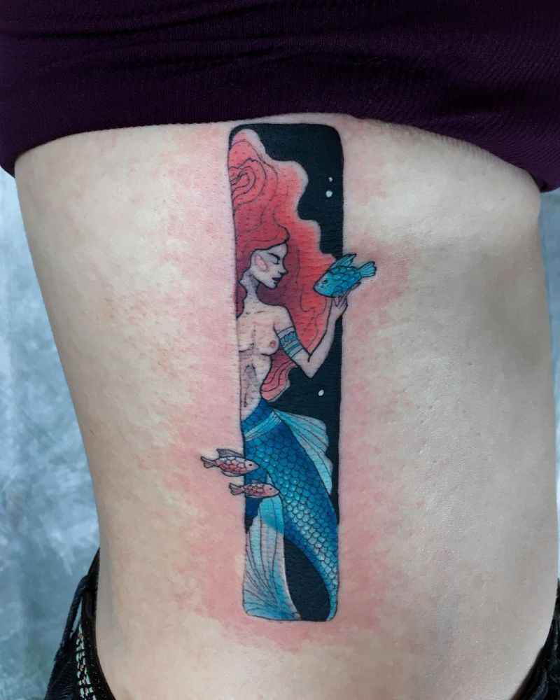30 Elegant Mermaid Tattoos You Can Copy