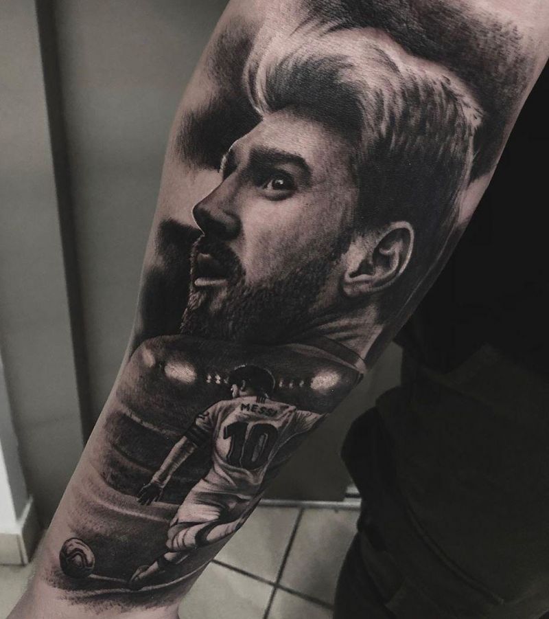 30 Elegant Football Tattoos For Your Next Ink