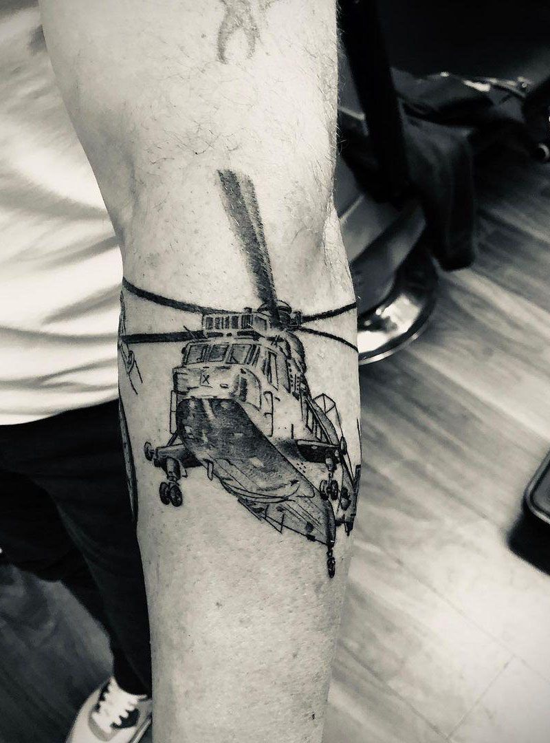 30 Amazing Helicopter Tattoos For Your Next Ink