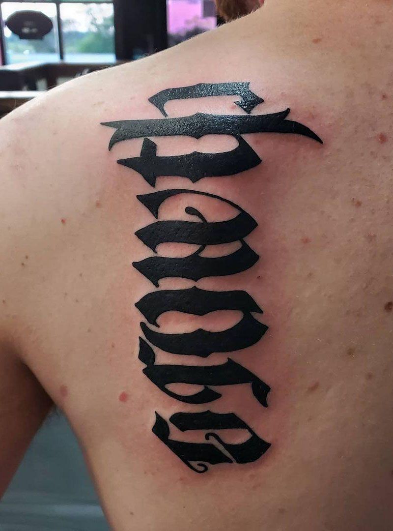 30 Great Ambigram Tattoos Make You Attractive