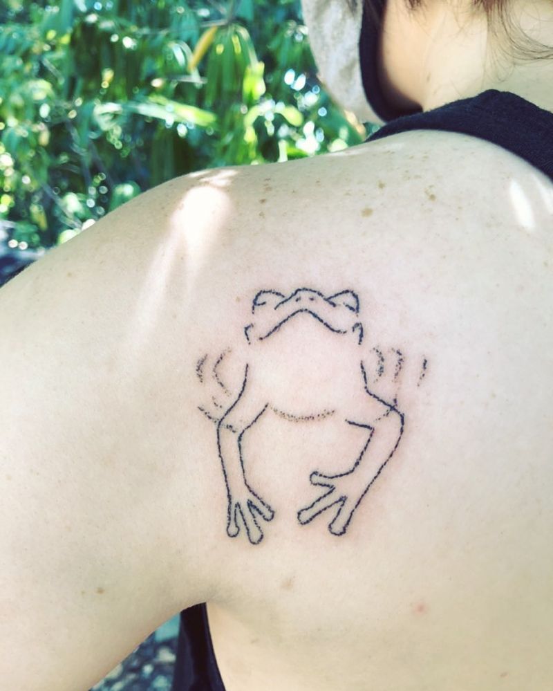 30 Funny Frog Tattoos For Your Next Ink