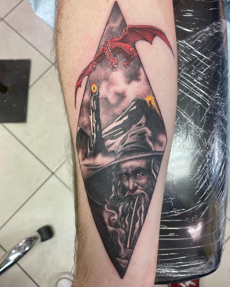 30 Unique Lord of The Rings Tattoos Make You Brave
