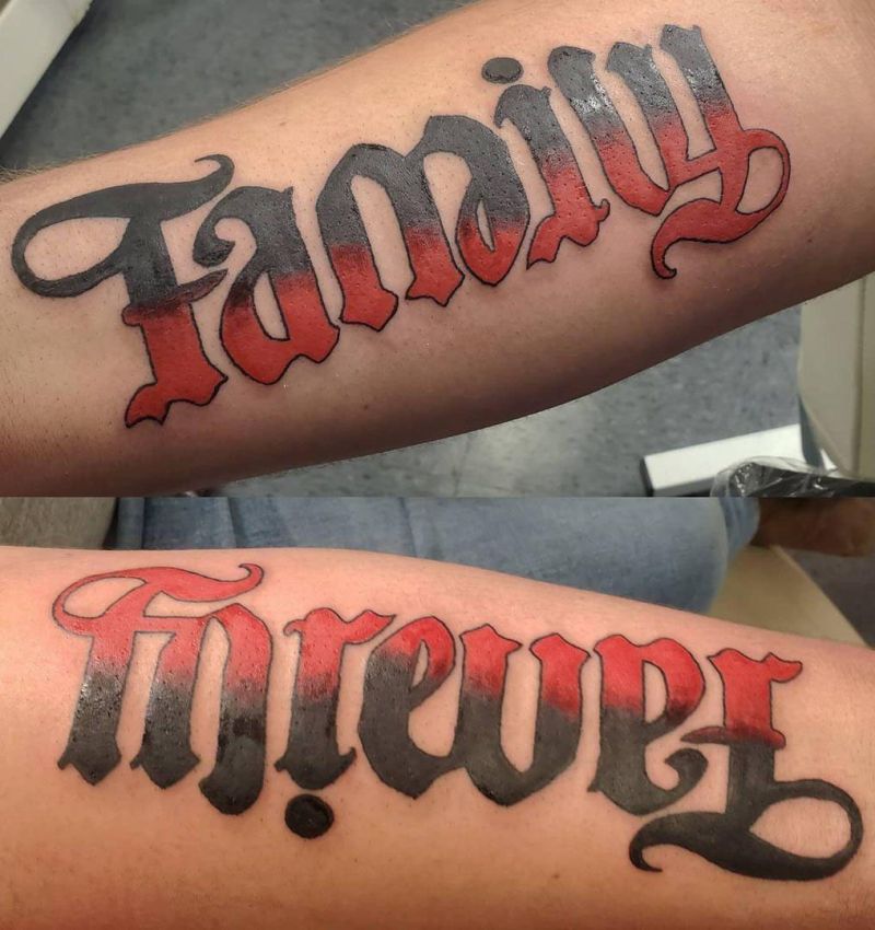 30 Great Ambigram Tattoos Make You Attractive