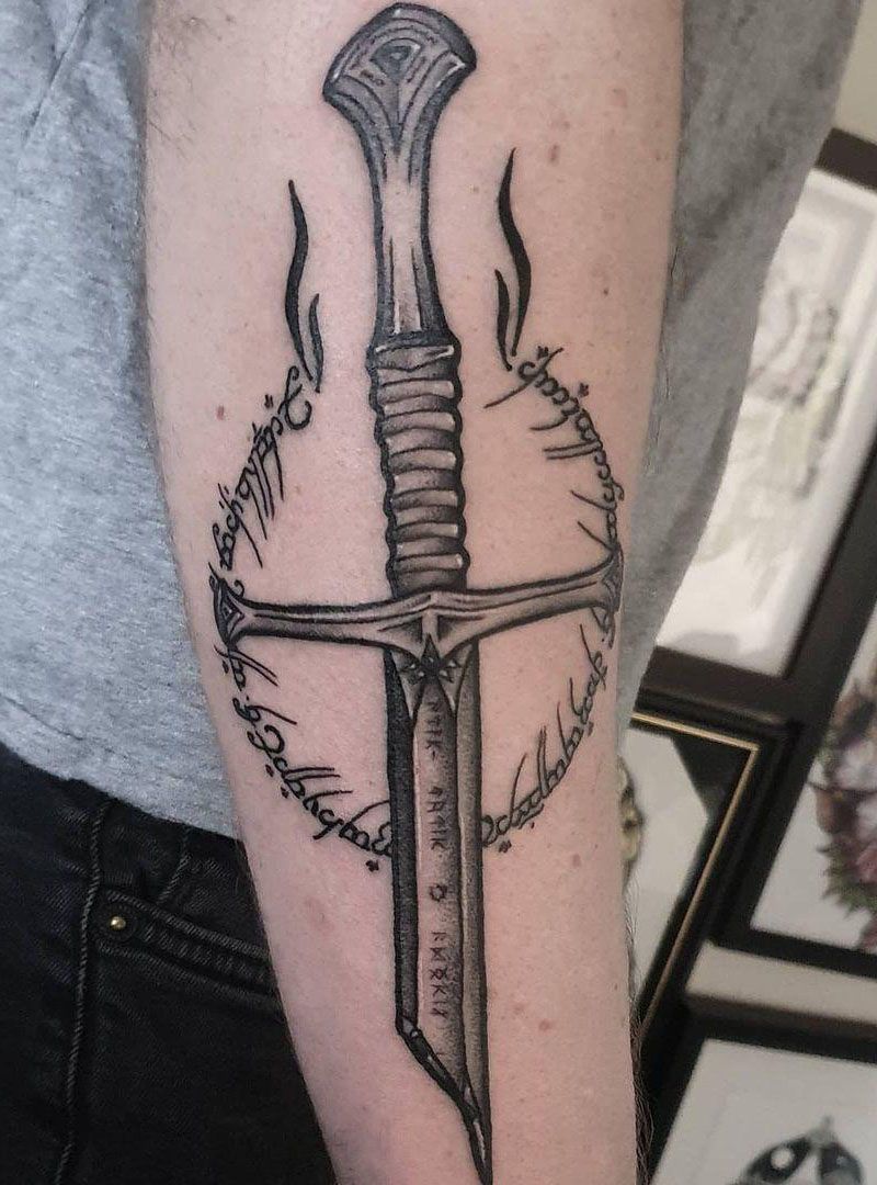 30 Unique Lord of The Rings Tattoos Make You Brave