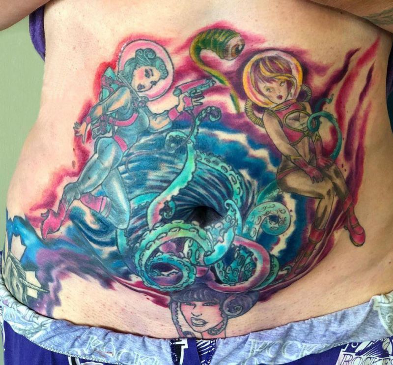 30 Unique Belly Button Tattoos to Inspire You