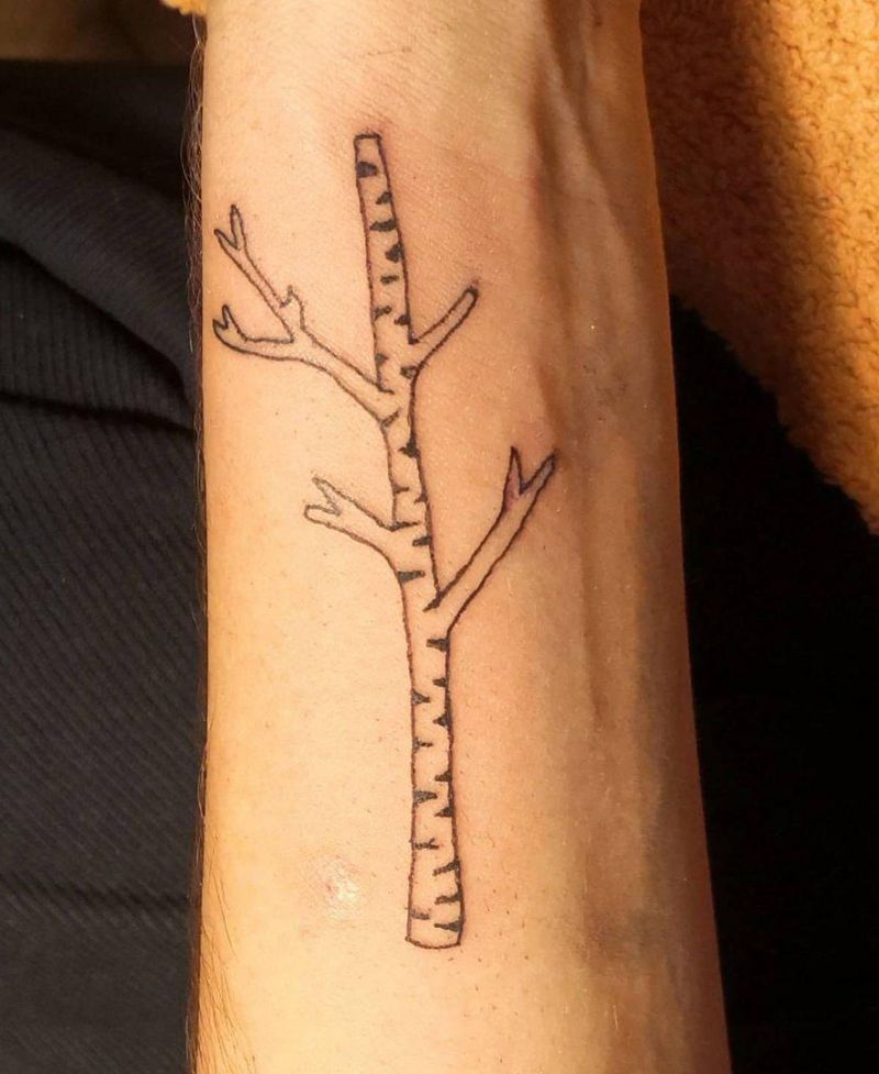 30 Elegant Birch Tree Tattoos You Can Copy