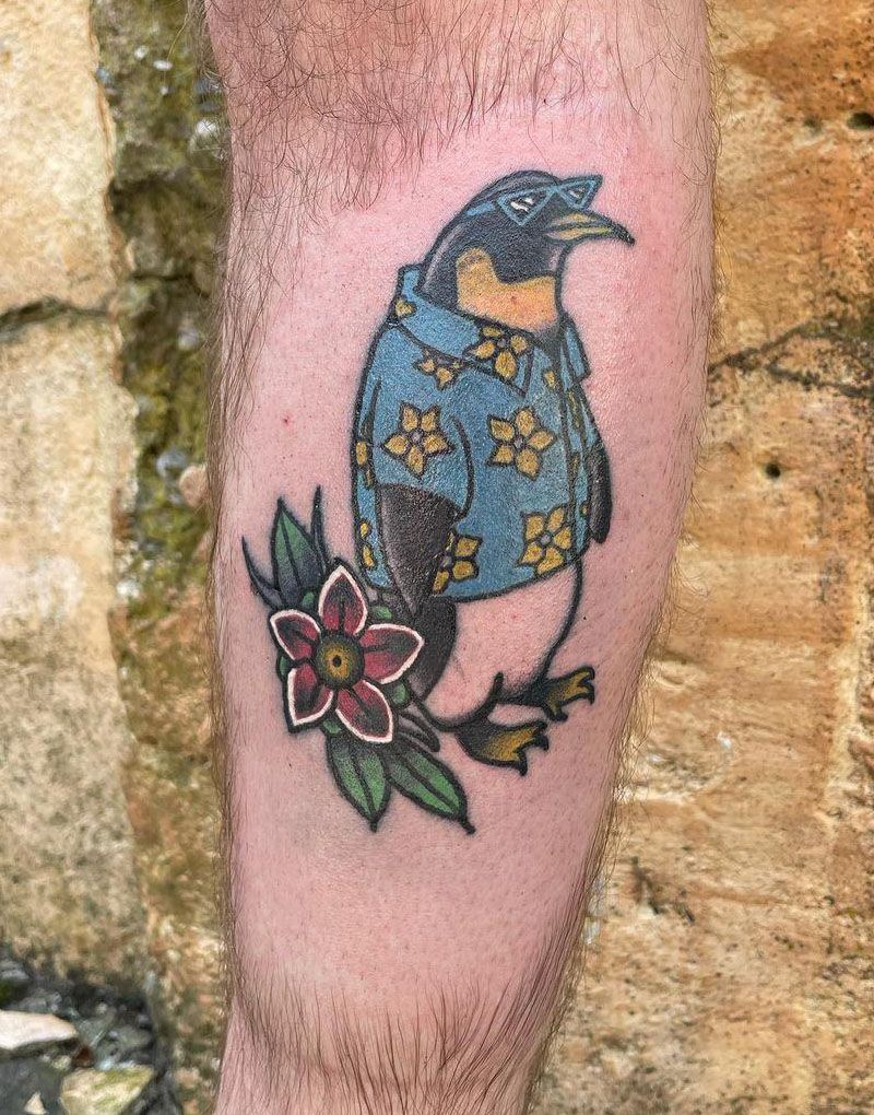 30 Adorable Penguin Tattoos You Must Love