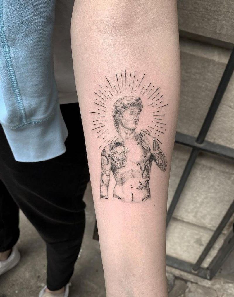 30 Unique David Tattoos You Can Copy