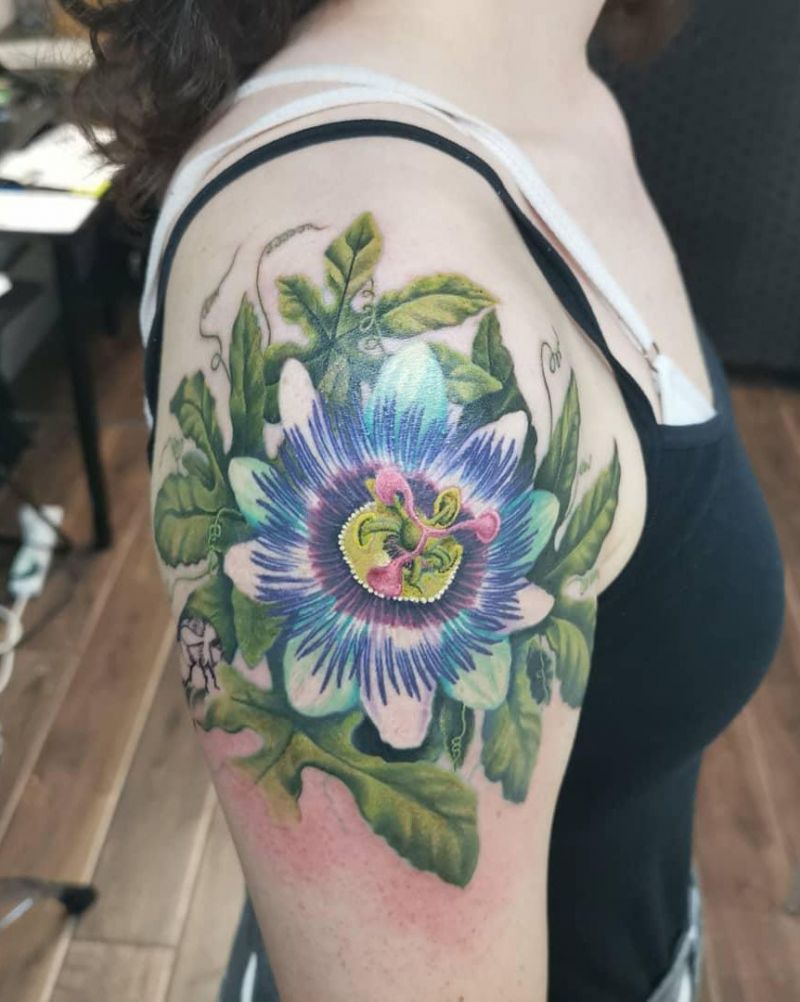 30 Elegant Passion Flower Tattoos You Must Try
