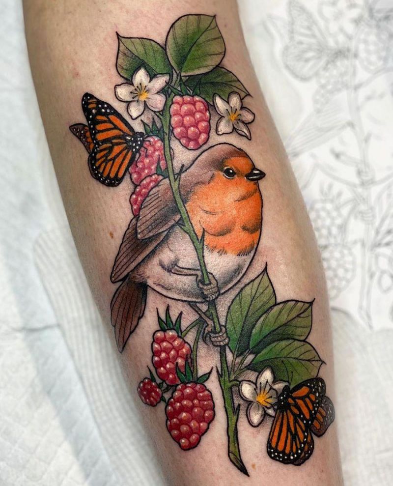 30 Cute Robin Tattoos For Your Next Ink
