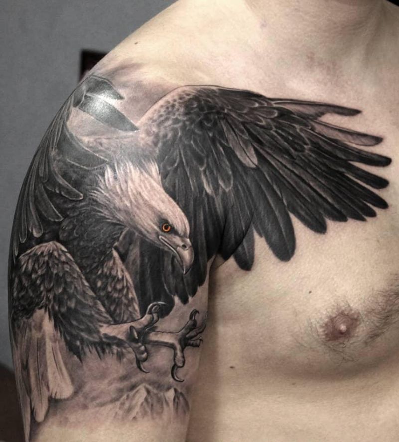30 Beautiful Bald Eagle Tattoos For Your Next Ink