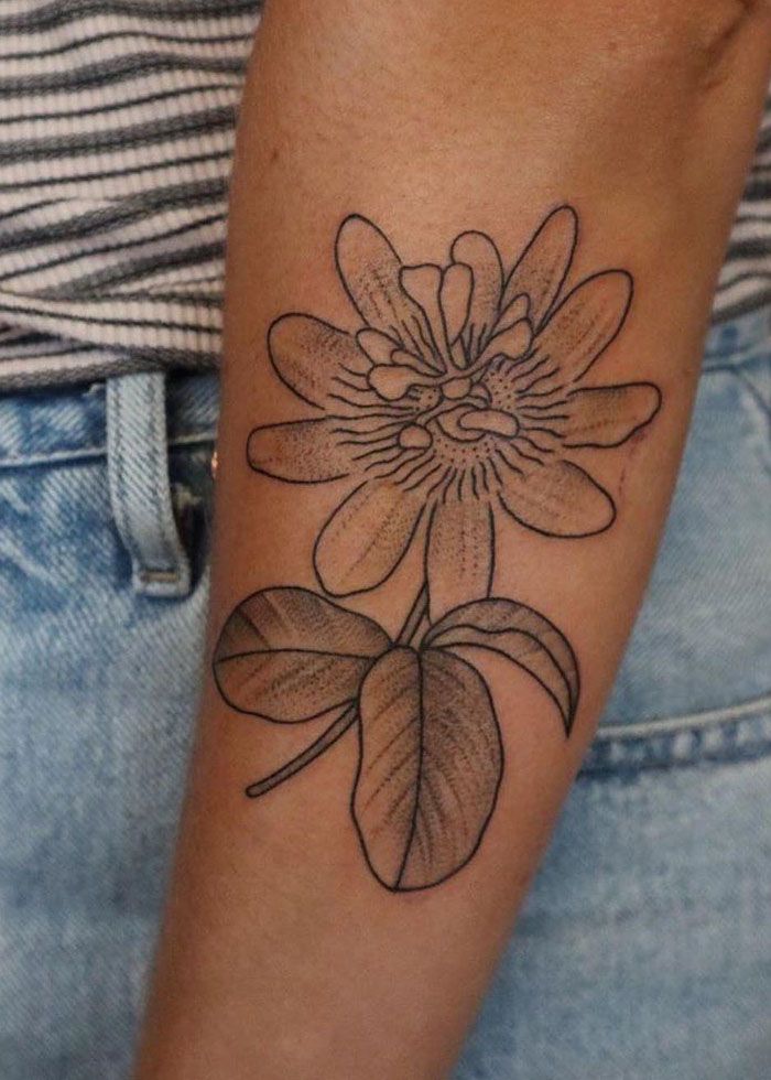 30 Elegant Passion Flower Tattoos You Must Try
