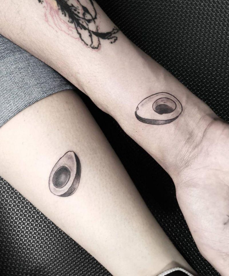 30 Elegant Avocado Tattoos for Your Next Ink