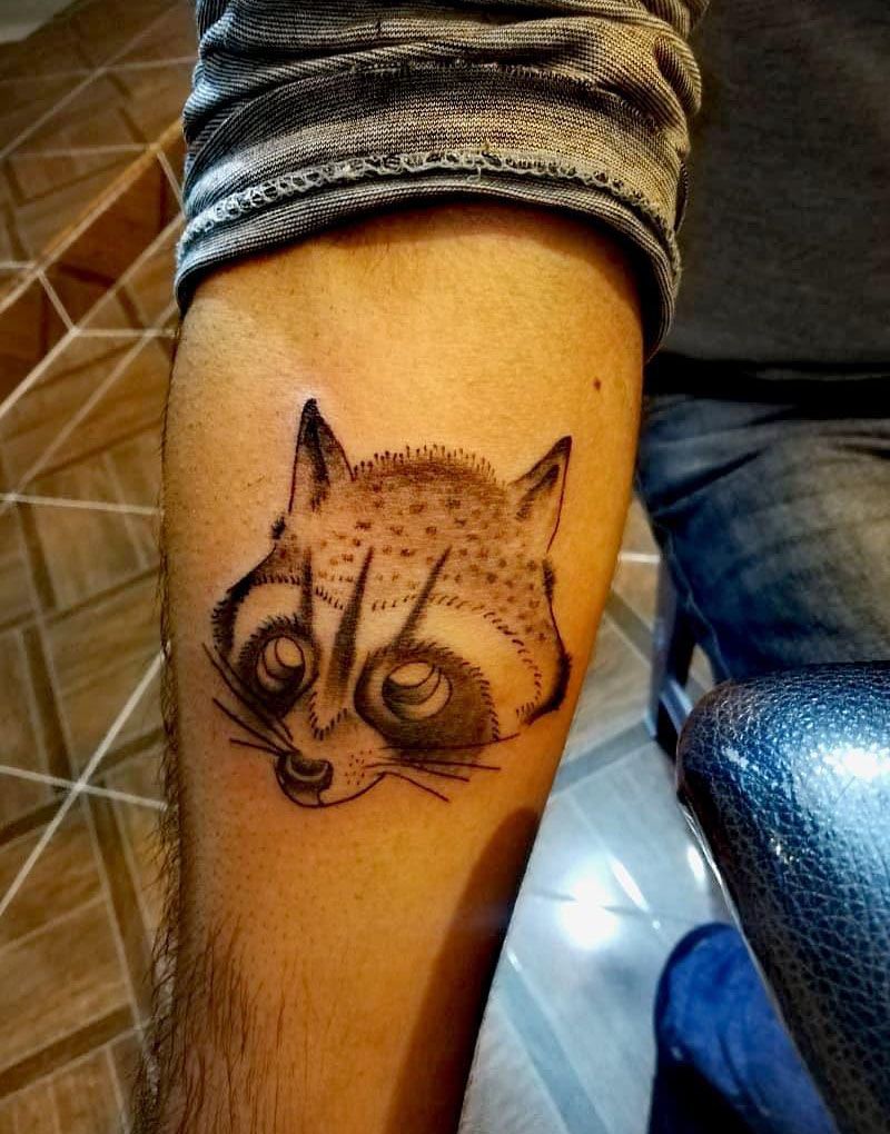 30 Adorable Raccoon Tattoos You Must Try