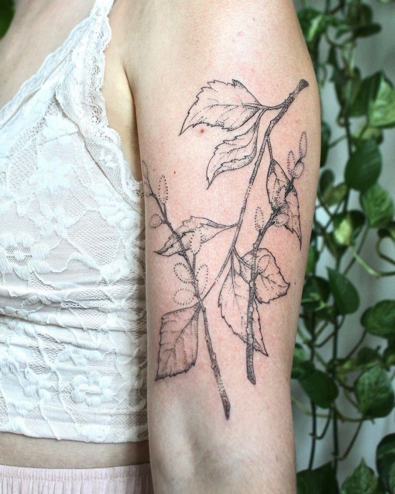 30 Elegant Birch Tree Tattoos You Can Copy