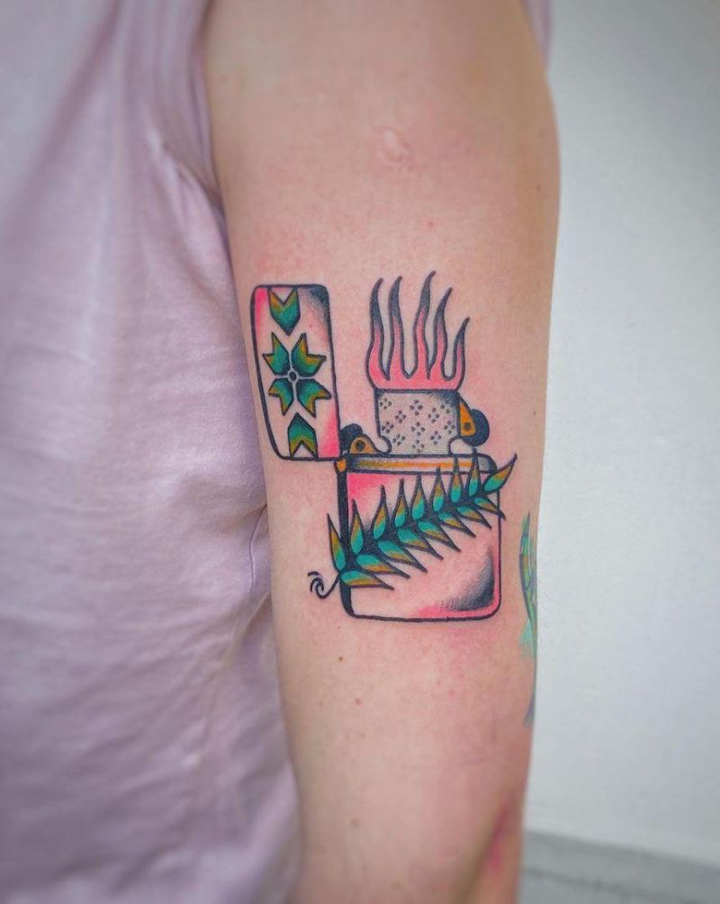 30 Unique Lighter Tattoos for Your Inspiration