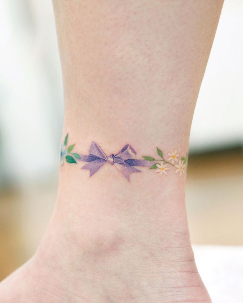 30 Beautiful Ribbon Tattoos You Must Love