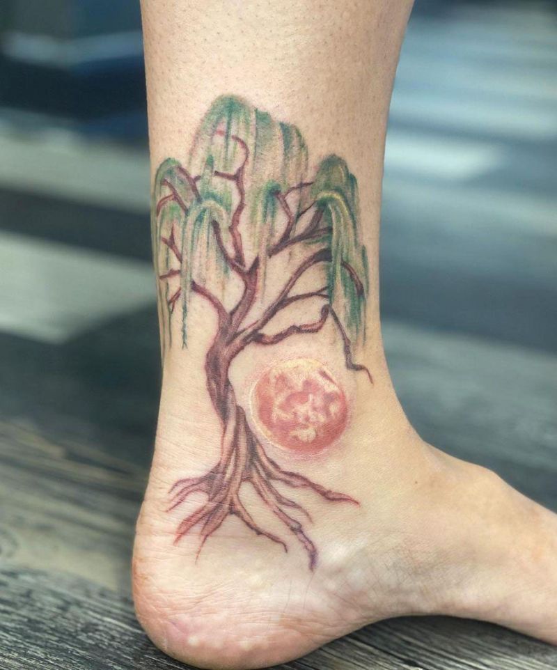 30 Unique Weeping Willow Tattoos For Your Next Ink