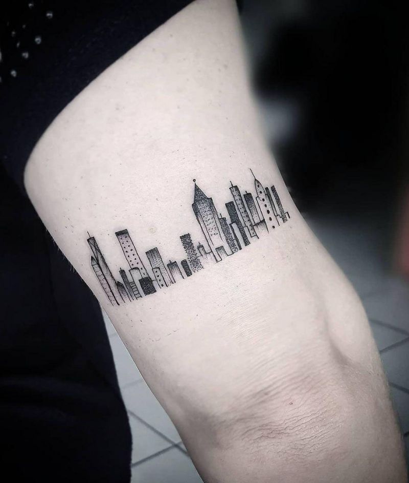 30 Unique Skyline Tattoos for Your Next Ink