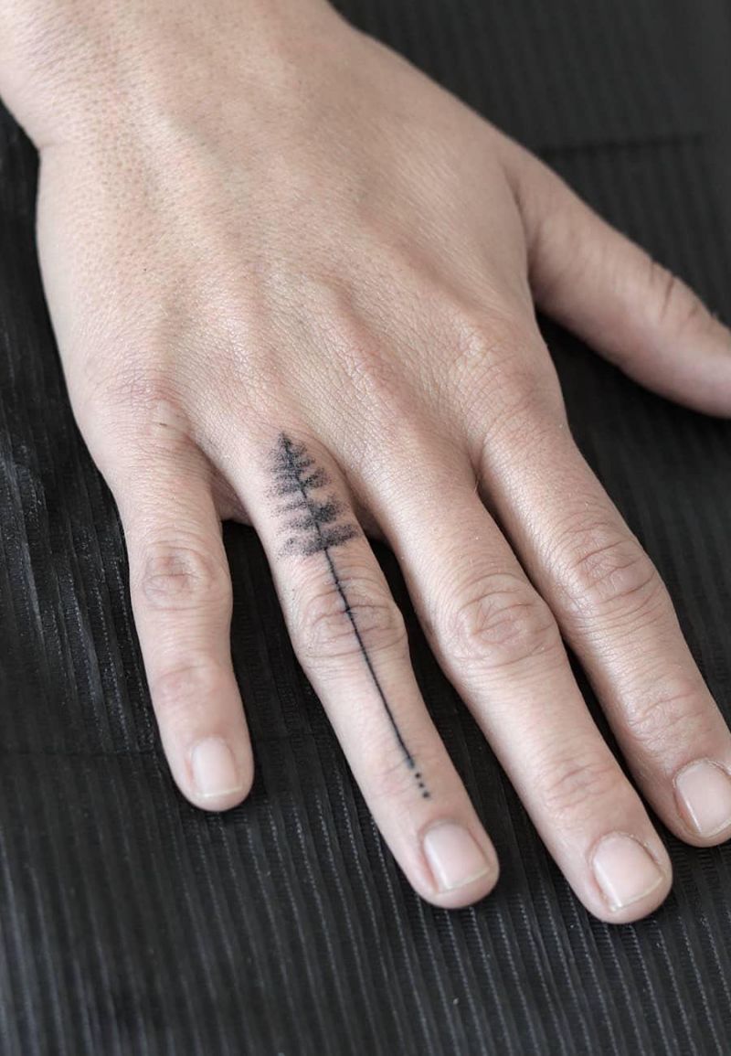 30 Beautiful Pine Tattoos You Should Try