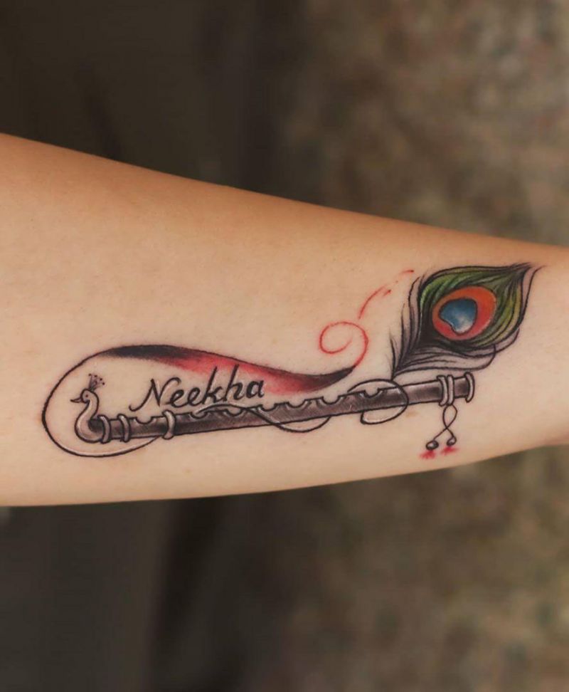 30 Elegant Flute Tattoos You Will Love